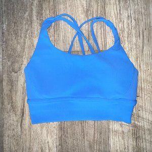 Lululemon Ribbed Cross-Strap Sports Bra